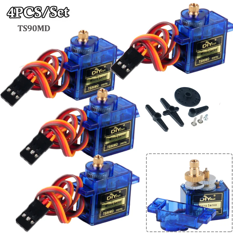4Pcs TS90MD Micro Digital Serv - đánh giá và giá Rc Helicopter Motor