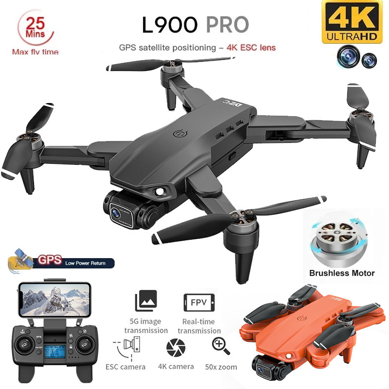 L900 Pro GPS Drone 4K Professi - đánh giá và giá Rc Helicopter Electric