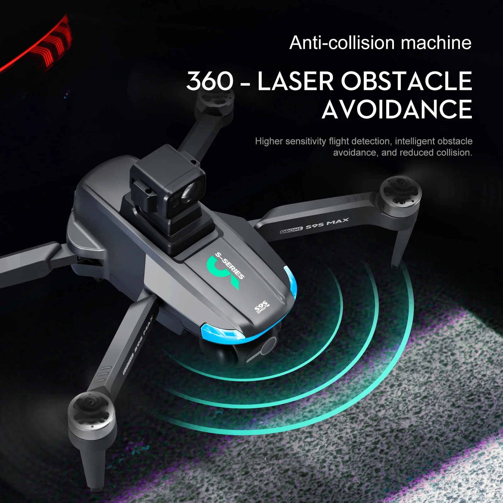 NEW S9S MAX MINI Drone 4K 2-Ax - đánh giá và giá Rc Helicopter Case
