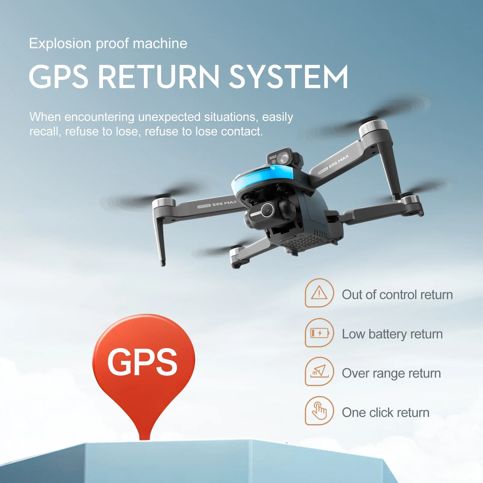 NEW S9S MAX MINI Drone 4K 2-Ax - đánh giá và giá Rc Helicopter Case