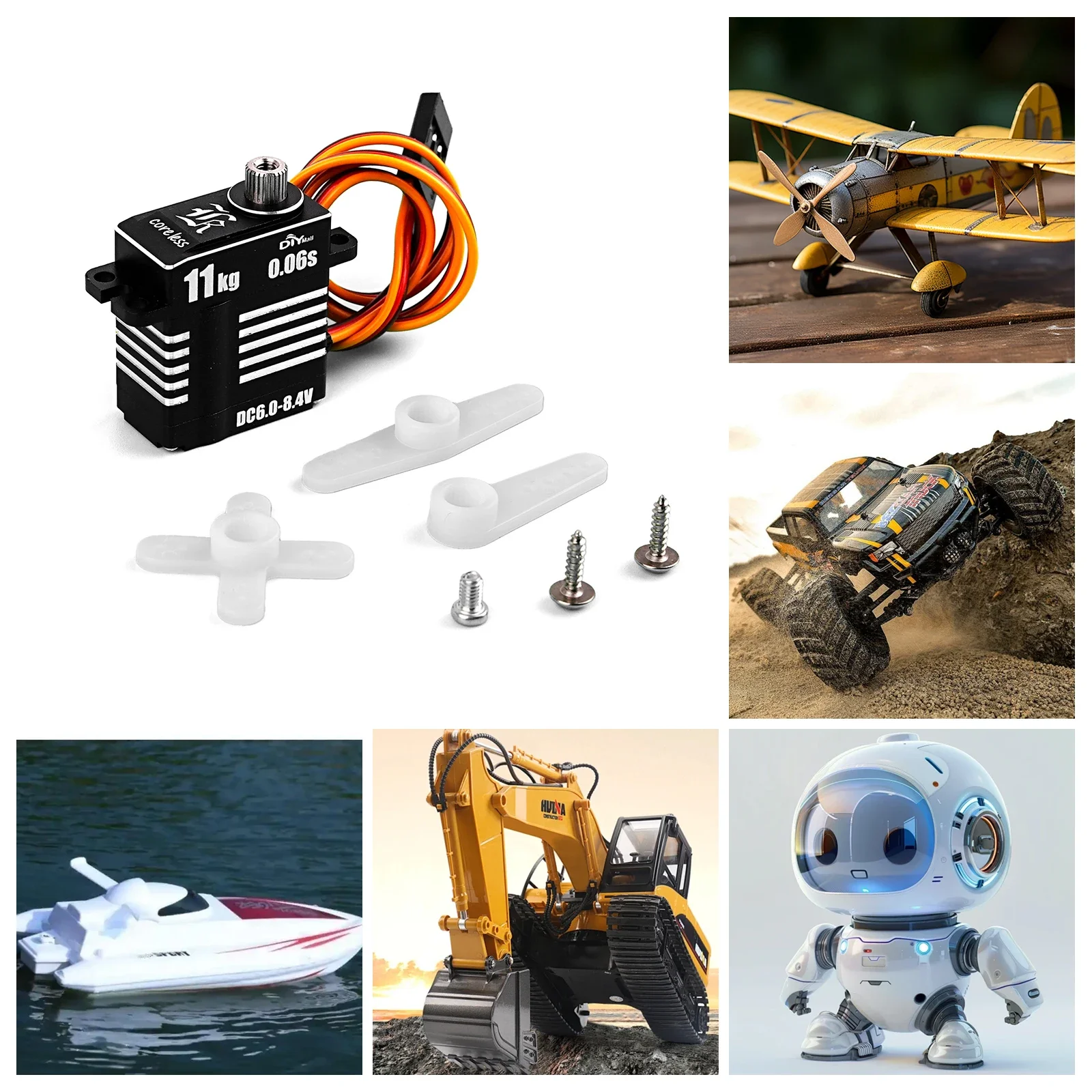 H-11 11KG Micro Digital Servo  - đánh giá và giá Rc Helicopter Motor