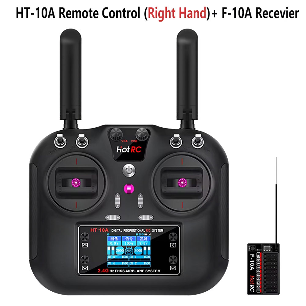 Hotrc HT-10A 2.4G 10CH Transmi - đánh giá và giá Rc Helicopter Motor