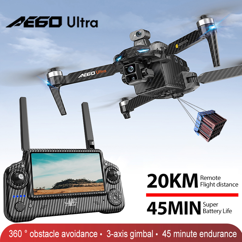 AE60 GPS Drone Professional 8K - đánh giá và giá Rc Helicopter Charger