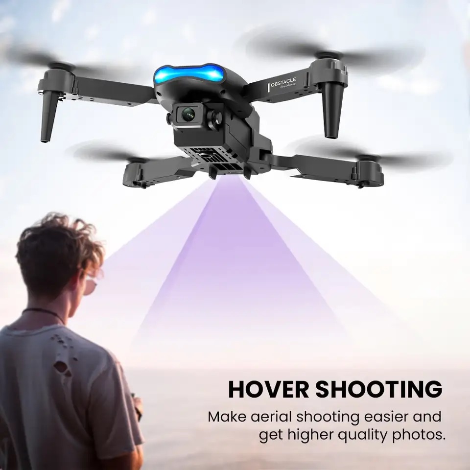 New Mini drone E99 4K WIFI HD  - đánh giá và giá Rc Helicopter Gas
