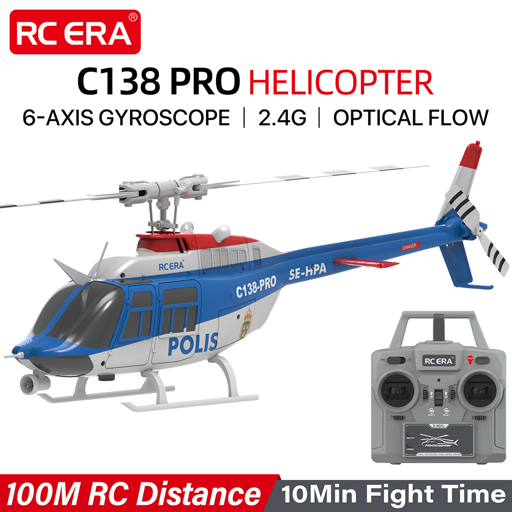 RC ERA C138 PRO Helicopter 1/3 - đánh giá và giá Rc Helicopter Gyro