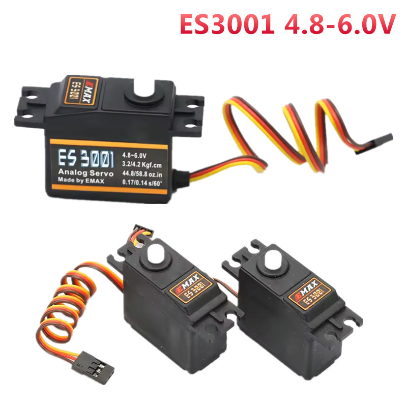 1/4PCS EMAX ES3001 4.8-6.0V 37 - đánh giá và giá Rc Helicopter Servo