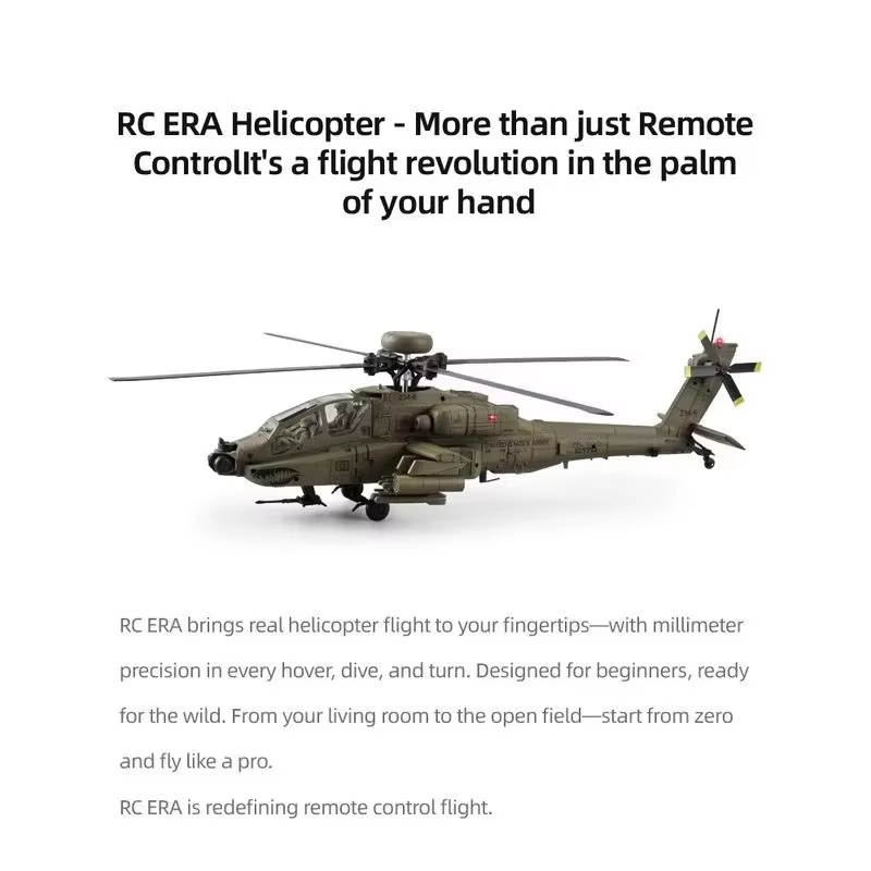 In Stock Hot RC Era AH-64D Apa - đánh giá và giá Rc Helicopter Single Rotor